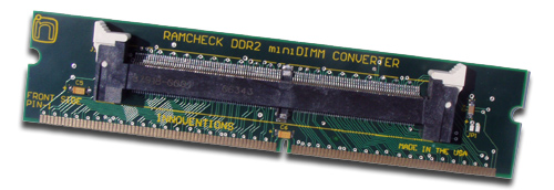 RAMCHECK LX
                        miniDIMM converter